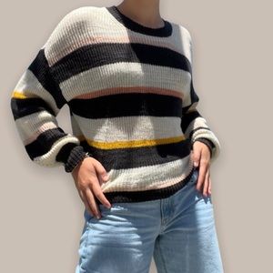 American Eagle, balloon sleeve, knit, sweater.